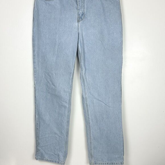 Good American Good 90s Womens Light Blue Denim Jeans Size 12 31 GNIC206T - Picture 4 of 13